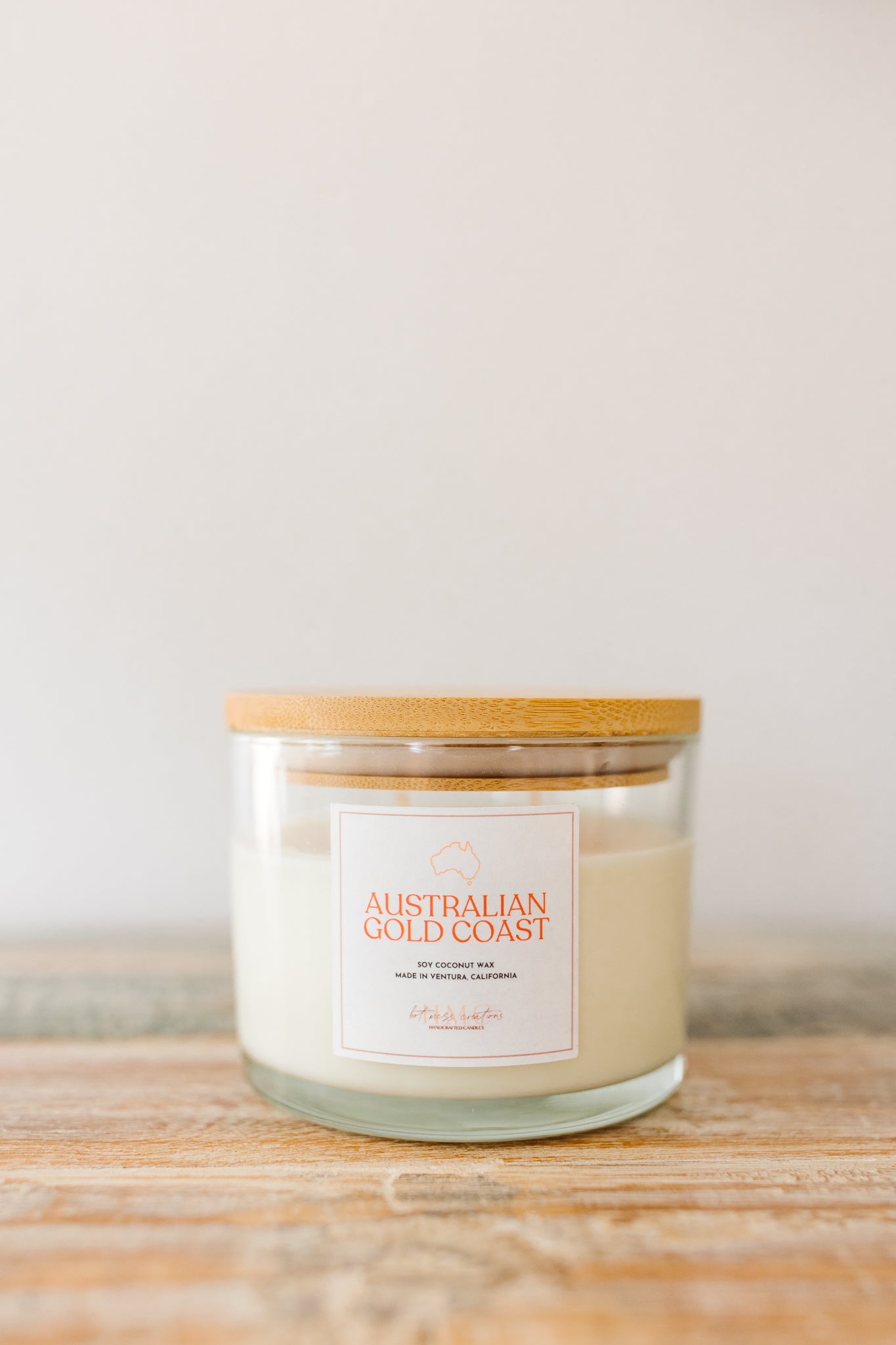 Australian Gold Coast | The Global Collection (3-Wick) | Hot Mess Creations — All Natural, Hand Crafted Candles Made in Ventura, California